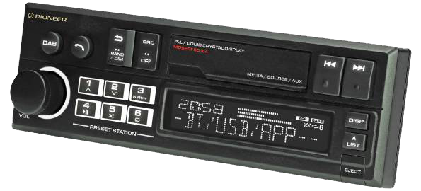 Pioneer SXT-C10PS - Schräg - Weiss